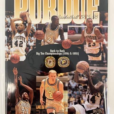 Purdue 1995-6 Basketball Program 