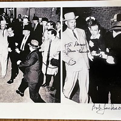 JFK Assassination photographer Bob Jackson signed photo