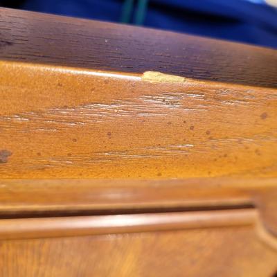 King size oak headboard