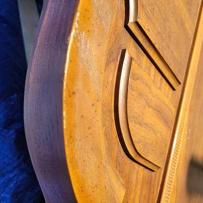 King size oak headboard