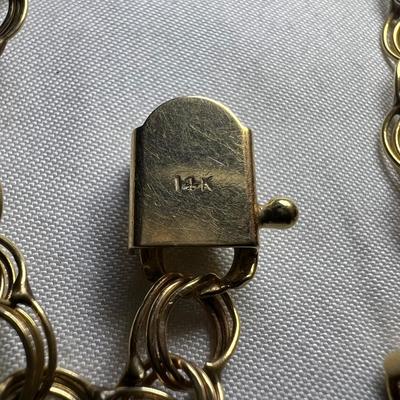 14K Gold Necklaces Including a Diamond & Bracelets (P-RG)