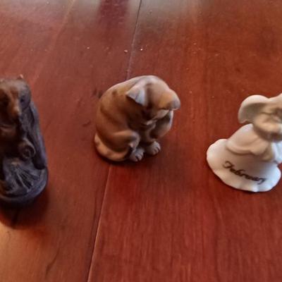 3pc animal/angel lot