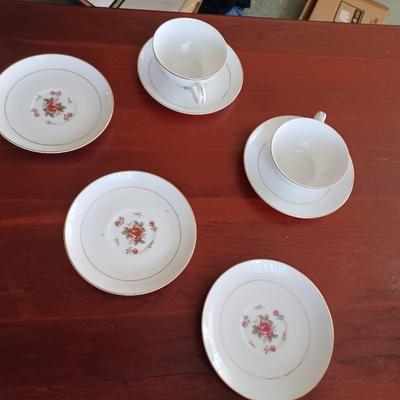 15 pc gemini rose dinner set