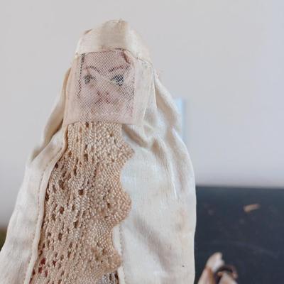 3 indian cloth figurine wedding