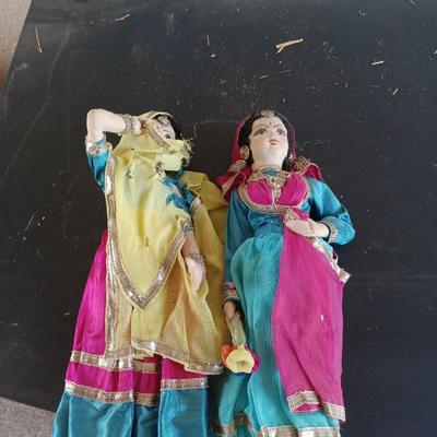 2 kateia blue/pink dolls -torn