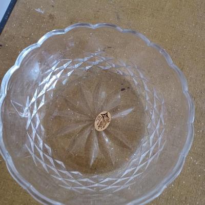 Vintage Lead Crystal Bowl