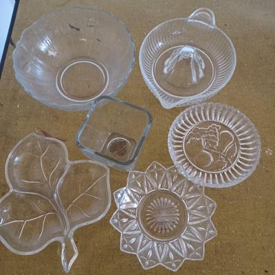 6pc glass lot