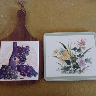 2 hot plate/trivets
