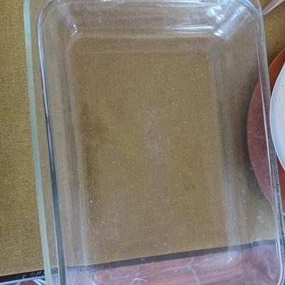 3 pyrex glass baking