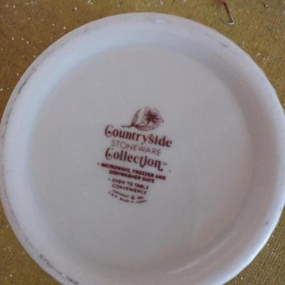 2 COUNTRYSIDE Stoneware Collection Ramekin Dessert Dish
