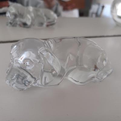 Lead Crystal Dog/Puppy Figure