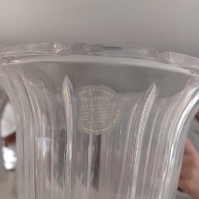 candle holder lead crystal