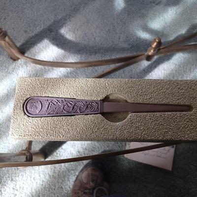 franklin mint letter opener