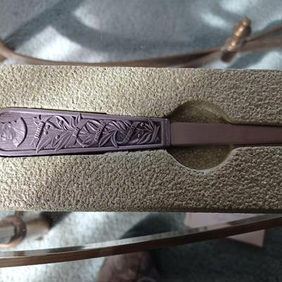 franklin mint letter opener