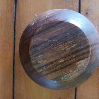 teak ashtray