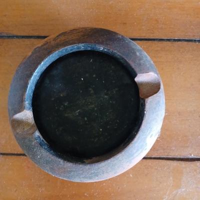 teak ashtray