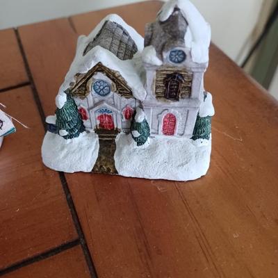 9pc snowman candle lot
