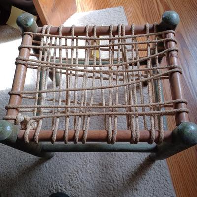 nautical rope ottoman