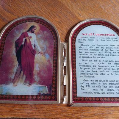 2 pc religious decor