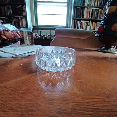 crystal trinket dish