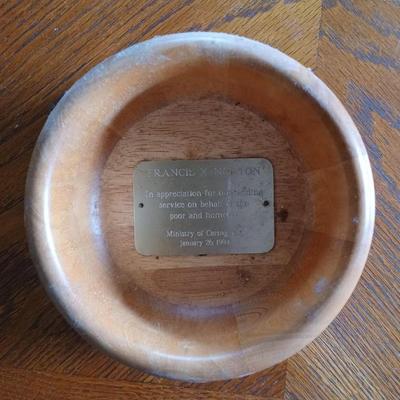 wood bowl