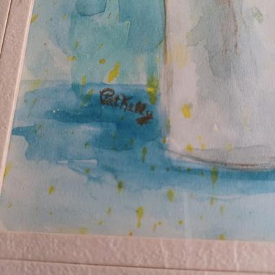 Daffodil and Daisy watercolor print