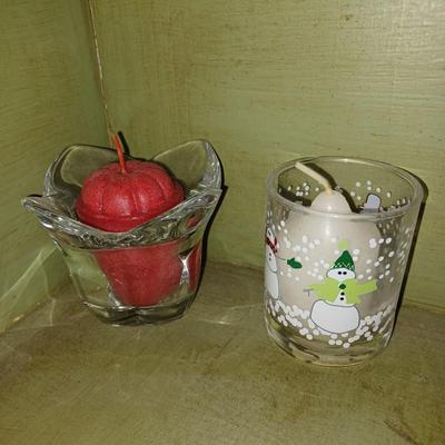 2 votive holders