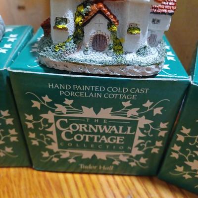 6pc cornwall cottage houses
