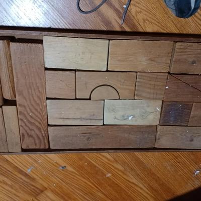 Building blocks wooden