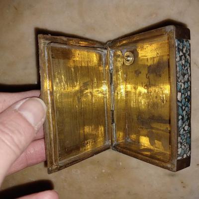 Metal Stone Tobacco Box