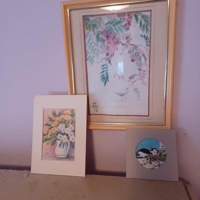 3 pc Watercolor lot