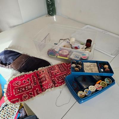 Sewing Essentials-Thread, Scissors, Bobbins, Fabric & More (UC-JS)