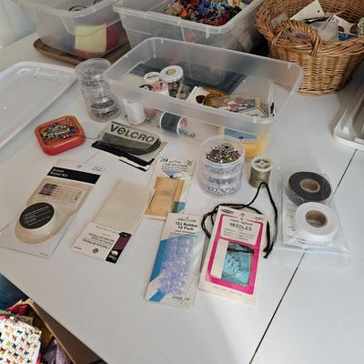 Sewing Essentials-Thread, Scissors, Bobbins, Fabric & More (UC-JS)