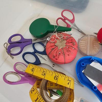Sewing Essentials-Thread, Scissors, Bobbins, Fabric & More (UC-JS)
