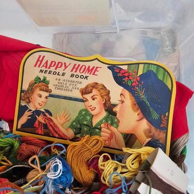 Sewing Essentials-Thread, Scissors, Bobbins, Fabric & More (UC-JS)