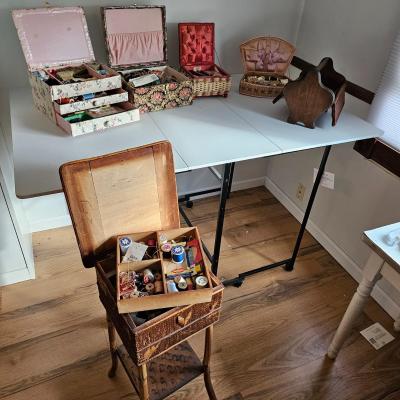 Collection of Sewing Boxes & Accessories (UC-JS)