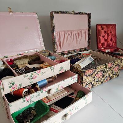 Collection of Sewing Boxes & Accessories (UC-JS)