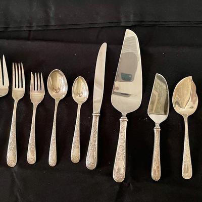 Old Maryland Engraved Sterling Silver Flatware by Kirk Steiff