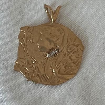 Nine 14K Gold Pendants (P-RG)
