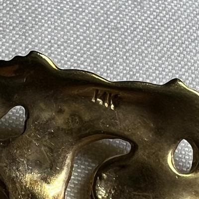 Nine 14K Gold Pendants (P-RG)
