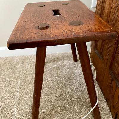 Small Vintage Table / Foot Stool