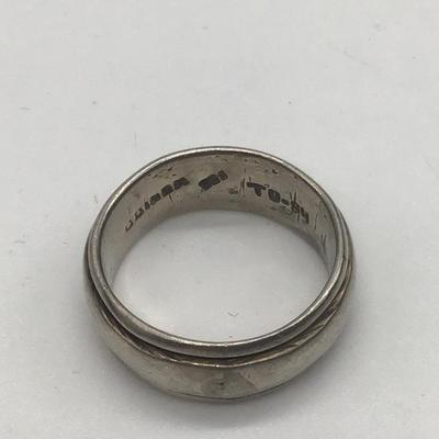 Sterling Silver Heavy Marked Band 925