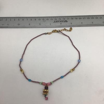 Vintage Robert rose necklace
