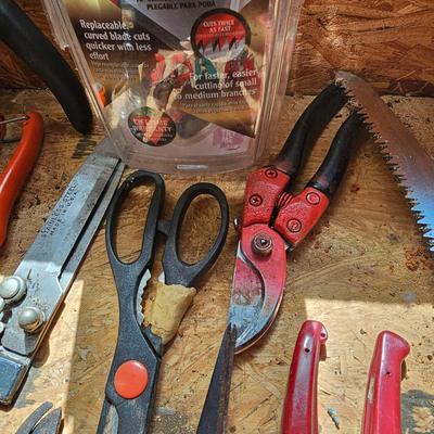 Assorted Garden & Pruning Hand Tools (S-JS)