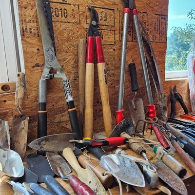 Assorted Garden & Pruning Hand Tools (S-JS)
