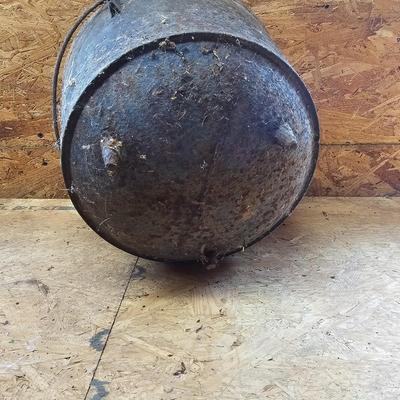 Three Cast Iron Pots w/Handles (S-JS)