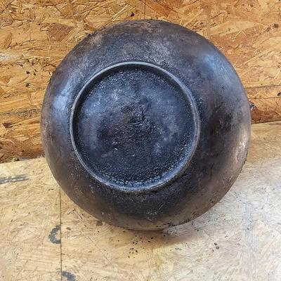 Three Cast Iron Pots w/Handles (S-JS)