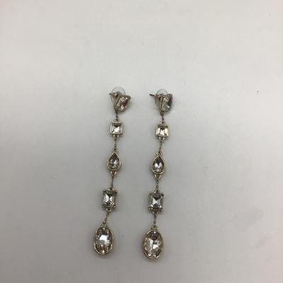 Faux Diamonds dangling earrings