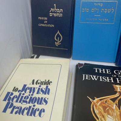 Collection of 9 Books on Jewish Religion