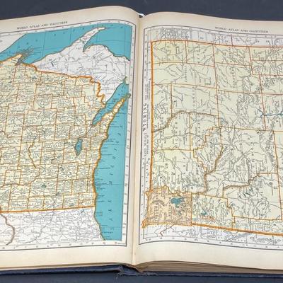 Colliers World Atlas and Gazetteer by P. F. Collier and Sons